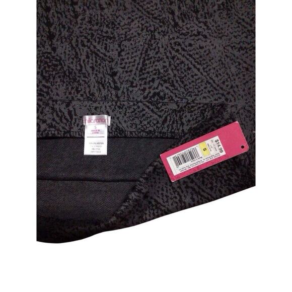 Womens Size Small stretch knit pencil skirt, Gray Black Pattern NWT - Picture 3 of 5